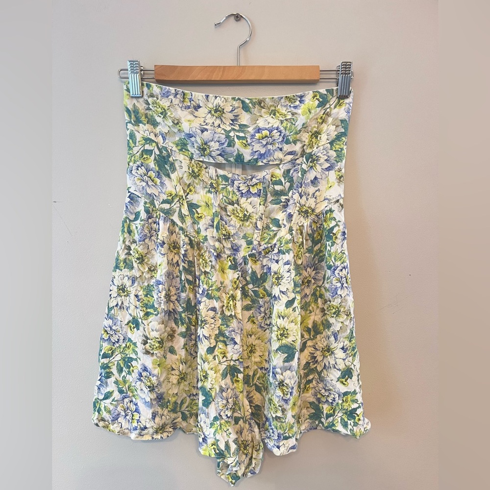 Sky to Moon Strapless Romper